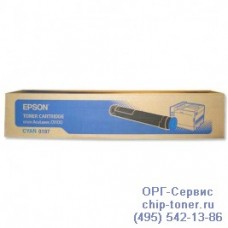 Картридж C13S050197 для Epson AcuLaser C9100 голубой оригинальный 